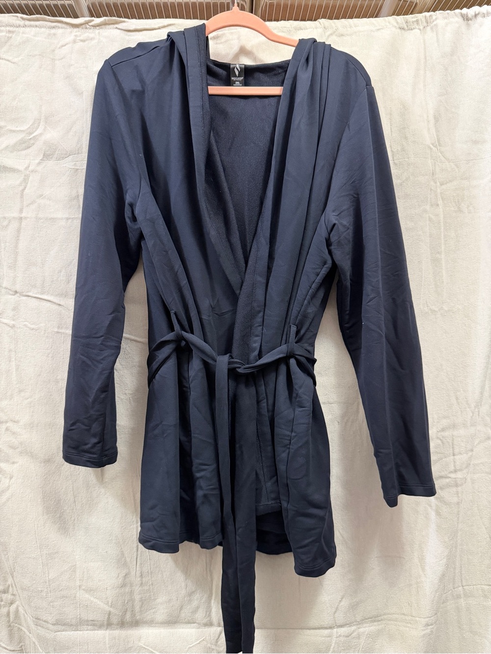 Hooded Wrap Cardigan with Belt